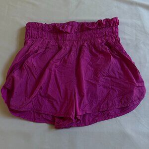 Free People Movement The Way Home Shorts Pink Athletic Running Gym LARGE High
